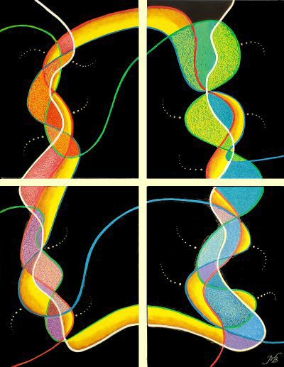Bennecelli's beautiful abstract
                                    art